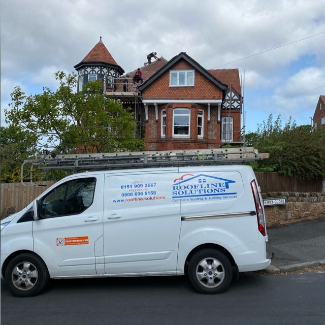 Completed roofing project in Chester by Roofline Solutions