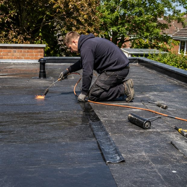 Flat Roof Repairs in Chester & The Wirral by Roofline Solutions