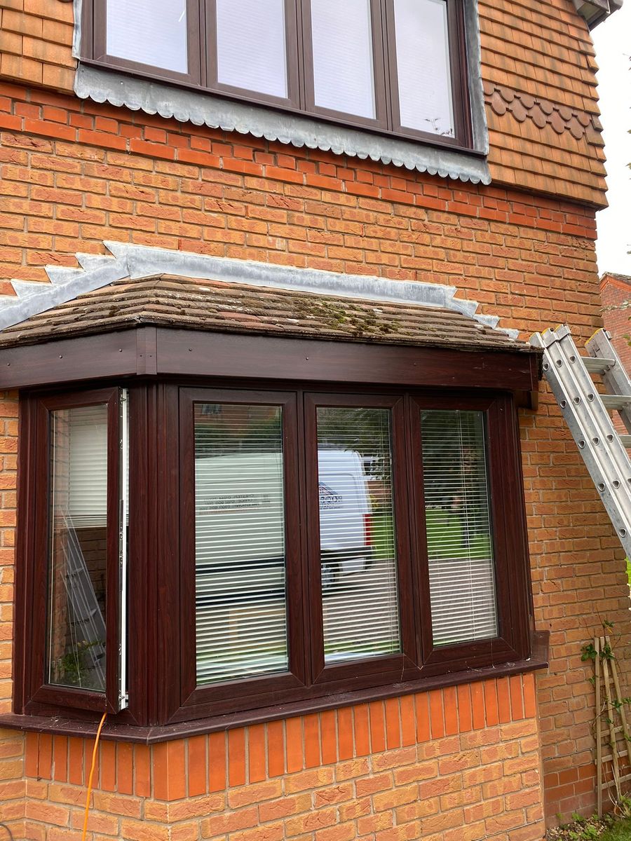 New roofline trim to a bay window roof in Runcorn