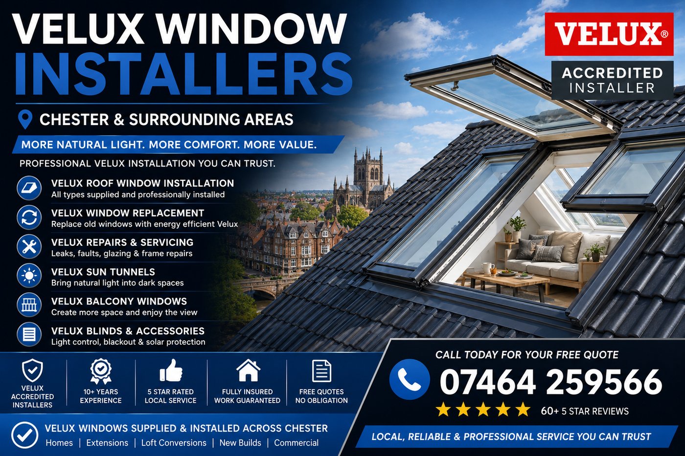 VELUX Window Installers Chester