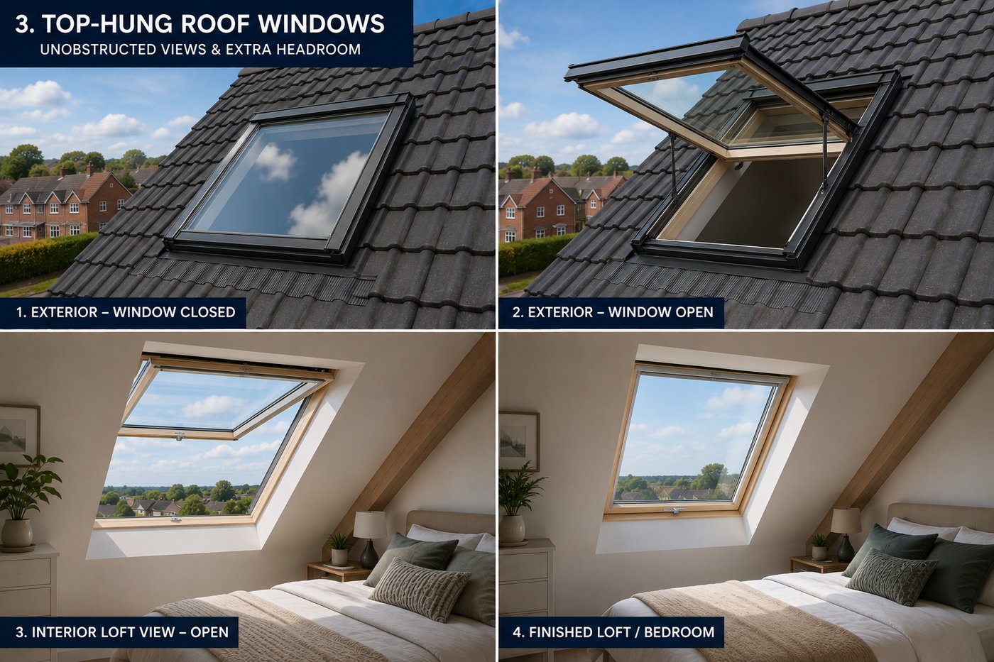 Top-Hung Roof Windows