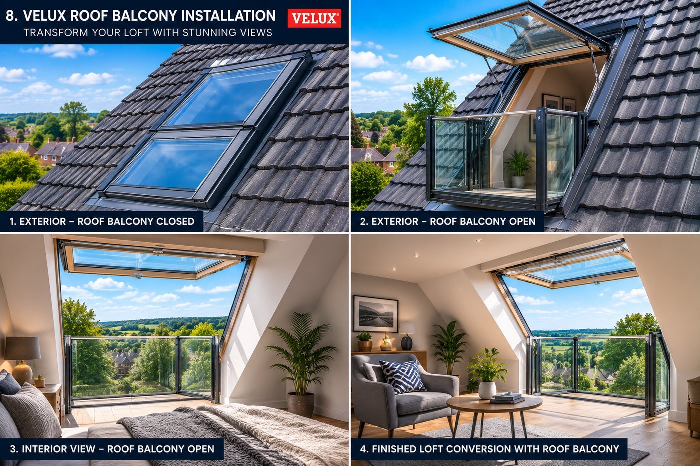 VELUX Roof Terrace Installation