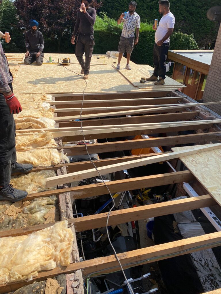 replacement flat roof in tarvin