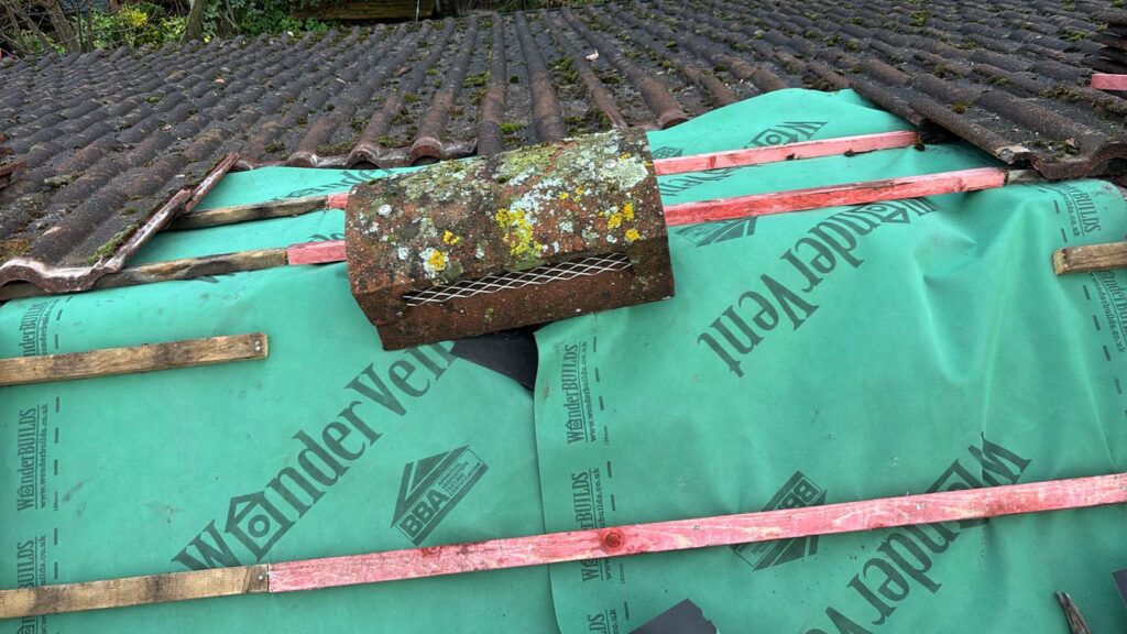 Dry Ridge Tile Installation in Chester