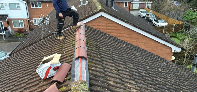 Dry Ridge Tile Installation in Chester
