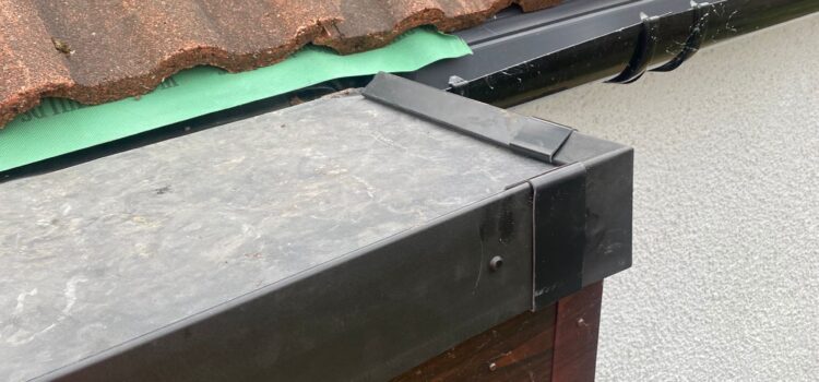 Leadwork repairs to bay window roofs in Frodsham