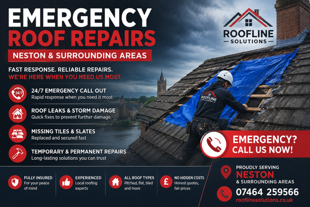 emergency roof repair in neston