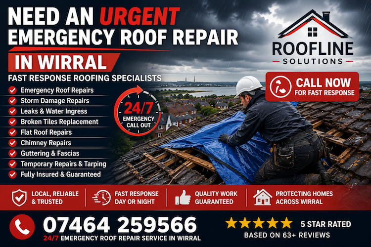 Need An Urgent Emergency Roof Repair In Wirral